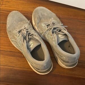 Asics Light Gray Athletic Sneakers